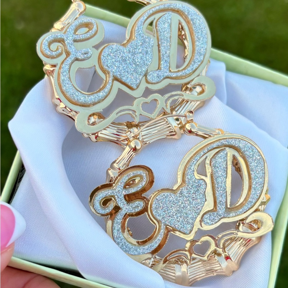 Custom Gold Hoops